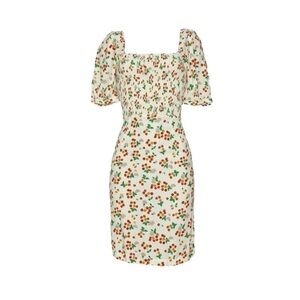 ROUJE PARIS Deborah Dress, Cerise Orange, FR36/US4